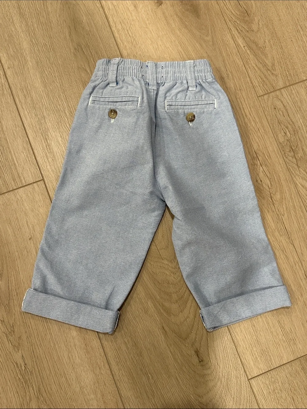 Polo by Ralph Lauren Light Blue Kids Rolled-Hem Chino Pants